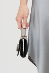 FerragamoGlitter Vara Bow Trifold Wallet On Strap