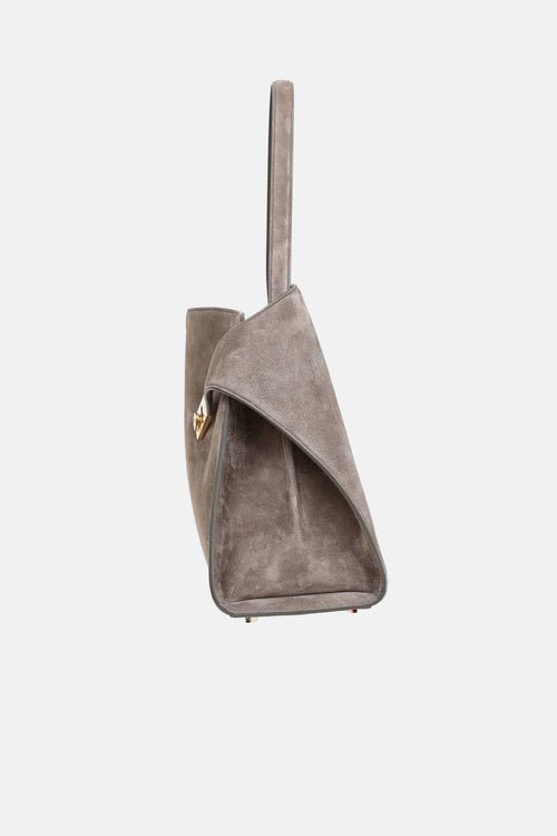 Ferragamo Suede Soft Hug Bag