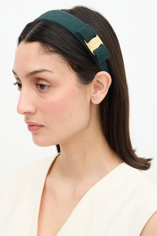 Ferragamo Grosgrain Vara Bow Headband