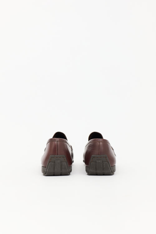 Ferragamo Leather Driving Loafer