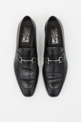 Ferragamo Leather Gancini Loafer