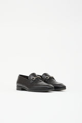 Ferragamo Leather Gancini Loafer