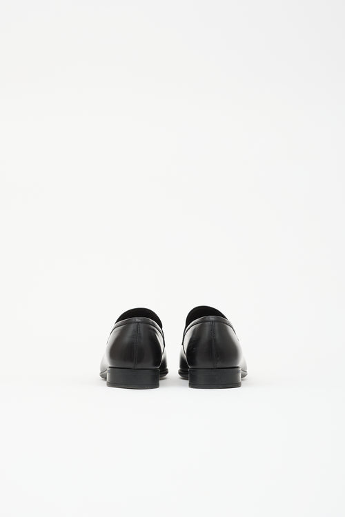 Ferragamo Leather Gancini Loafer