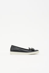 Ferragamo Leather Novello Sneaker Flat