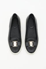 Ferragamo Leather Novello Sneaker Flat