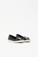 Ferragamo Leather Novello Sneaker Flat