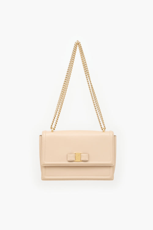 Ferragamo Leather Vara Bow Bag