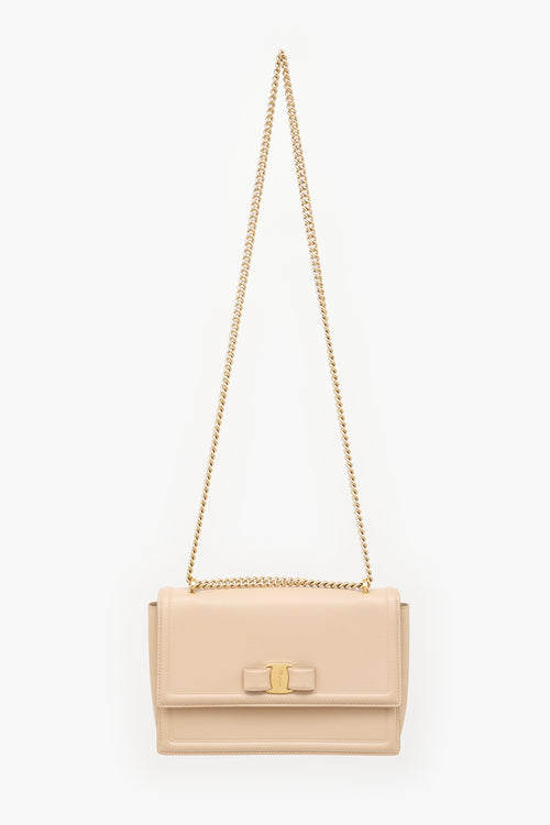 Ferragamo Leather Vara Bow Bag