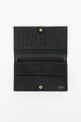 Ferragamo Leather Vara Bow Wallet On Chain