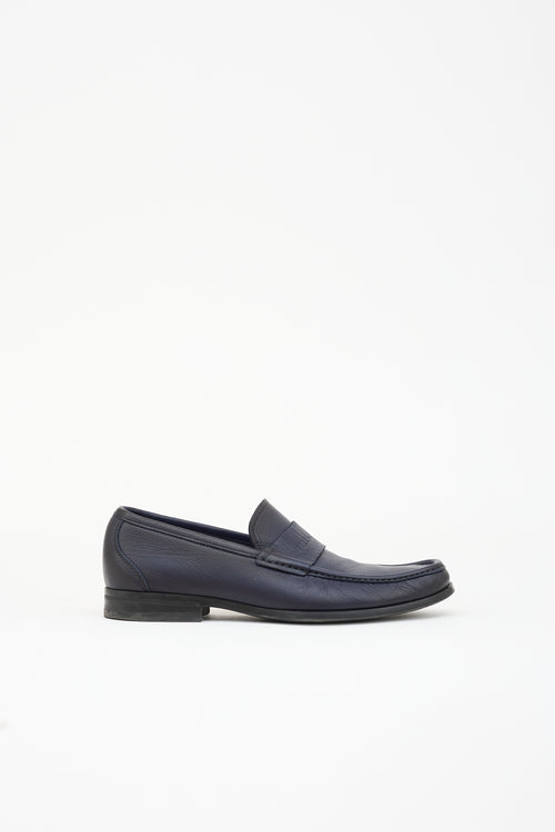 Ferragamo Leather Dupont Loafer