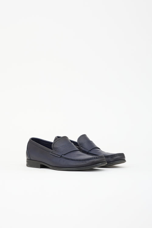 Ferragamo Leather Dupont Loafer