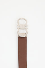 Ferragamo Leather Gancini Reversible Belt