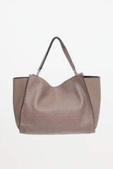 Ferragamo Leather Gancini Tote Bag