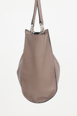 Ferragamo Leather Gancini Tote Bag