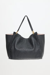 Ferragamo Leather Gancini Tote Bag
