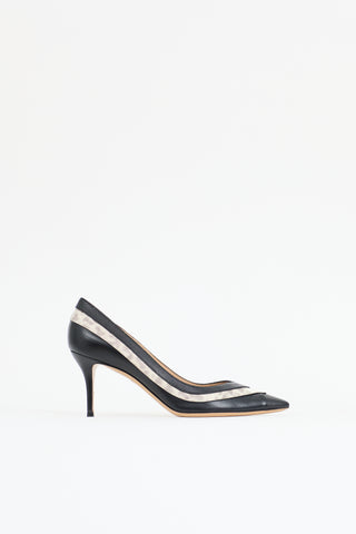 Ferragamo Leather Layered Pump