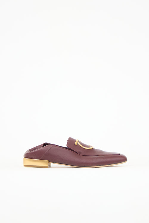 Ferragamo Leather Logo Loafer