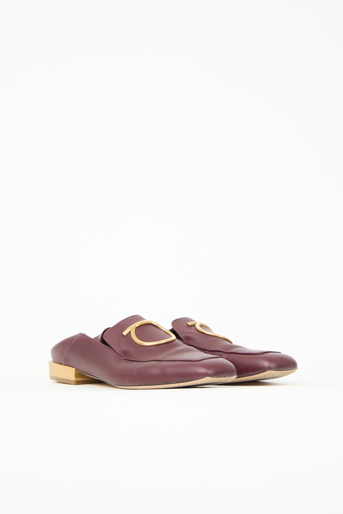 Ferragamo Leather Logo Loafer