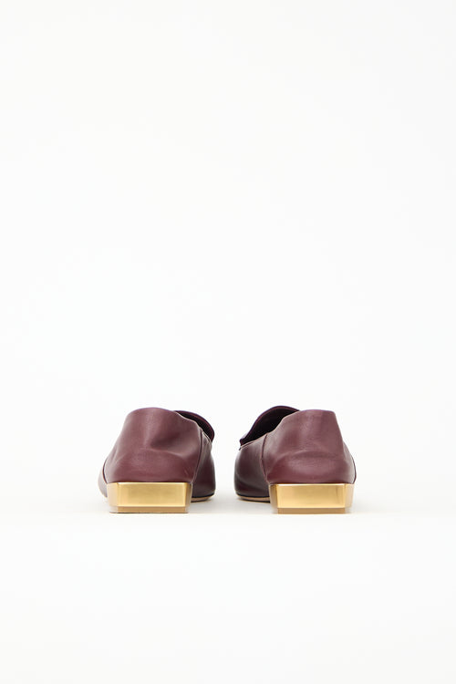 Ferragamo Leather Logo Loafer
