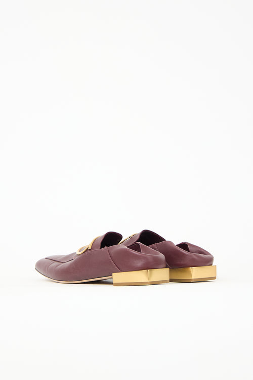 Ferragamo Leather Logo Loafer