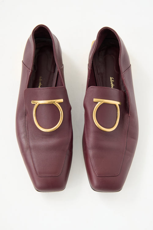 Ferragamo Leather Logo Loafer