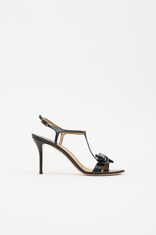 Ferragamo Leather Pavi Sandal