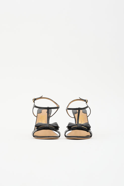 Ferragamo Leather Pavi Sandal