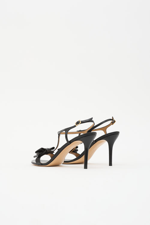 Ferragamo Leather Pavi Sandal