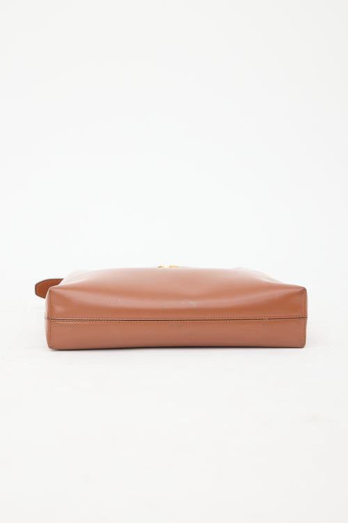 Ferragamo Leather Trifolio Bag