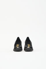 Ferragamo Macramé Vara Bow Pump