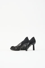 Ferragamo Macramé Vara Bow Pump