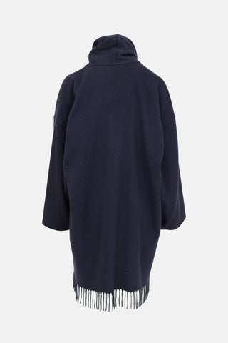 Knit Scarf Wrap Coat