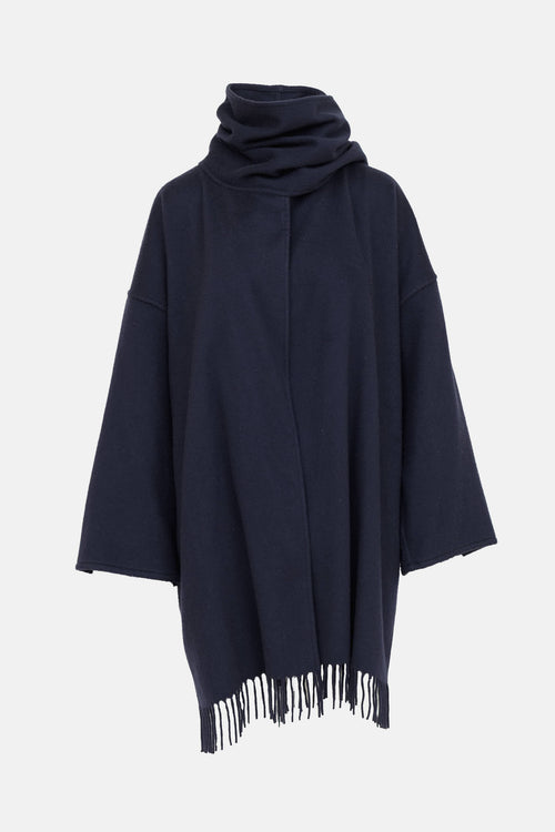 Knit Scarf Wrap Coat