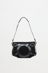 Ferragamo Nubuck & Leather Gancino Bag