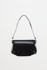 Ferragamo Nubuck & Leather Gancino Bag