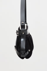 Ferragamo Nubuck & Leather Gancino Bag
