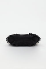 Ferragamo Nubuck & Leather Gancino Bag