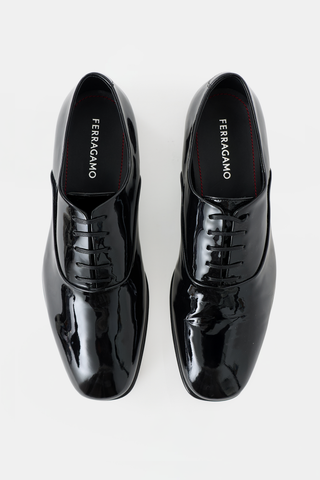 Ferragamo Patent Denzel Oxford