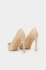 Ferragamo Patent Leather Bow Pump