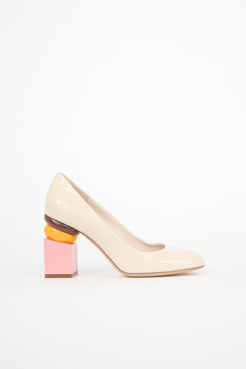 Ferragamo Patent Lilian Pump
