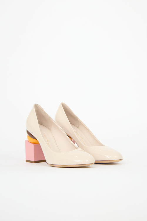 Ferragamo Patent Lilian Pump