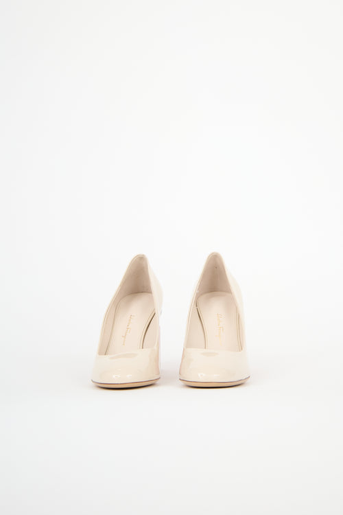 Ferragamo Patent Lilian Pump