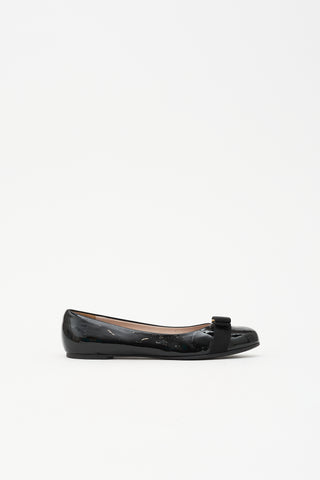 Ferragamo Patent Varina Flat