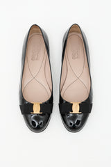 Ferragamo Patent Varina Flat