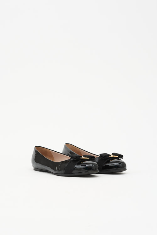 Ferragamo Patent Varina Flat