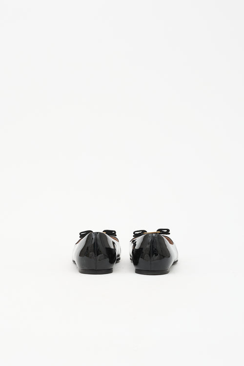 Ferragamo Patent Varina Flat