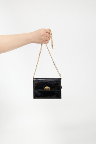 Ferragamo Patent Leather Crossbody Bag
