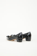 Ferragamo Patent Vara Bow Pump