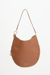 Ferragamo Pebbled Leather Shoulder Bag