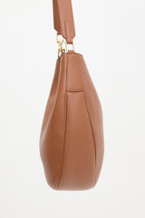 Ferragamo Pebbled Leather Shoulder Bag